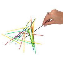 Cardinal Games Traditions Plastic Pick Up Sticks in Tin