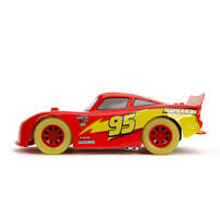 Jada 1:14 Disney Pixar Cars R/C Lightning McQueen Glow Racer