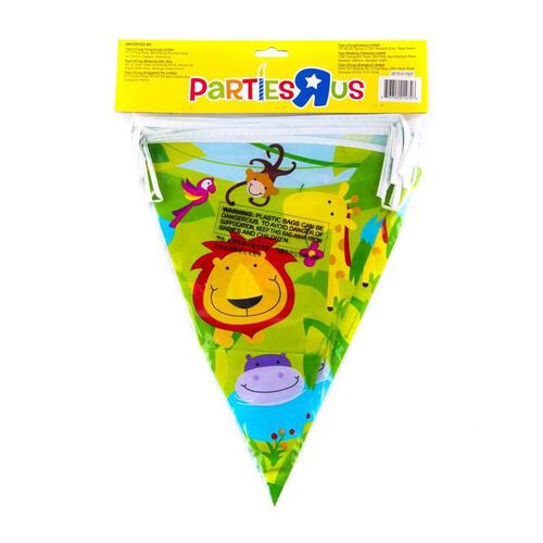 Jungle Party Flag Banner (12 Inch)