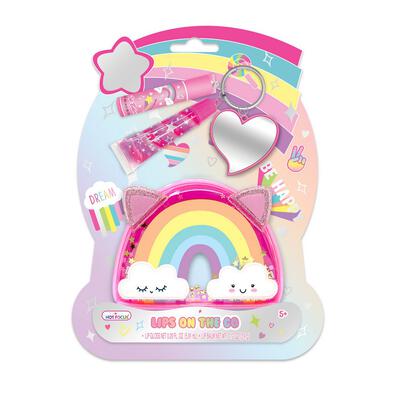 Hot Focus Lips On The Go Rainbow Lip Gloss Set