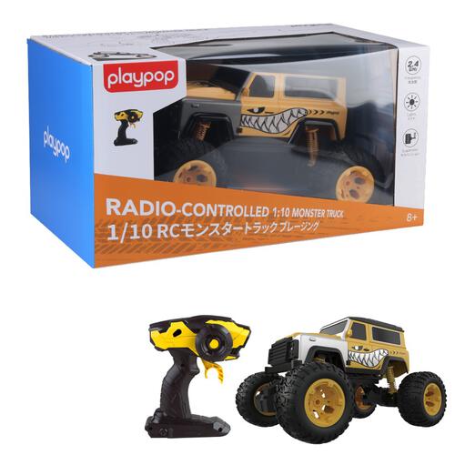 Playpop Radio-Controlled 1: 10 Monster Truck - Yellow