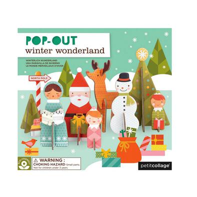 Petit Collage Pop Out Winter Wonderland