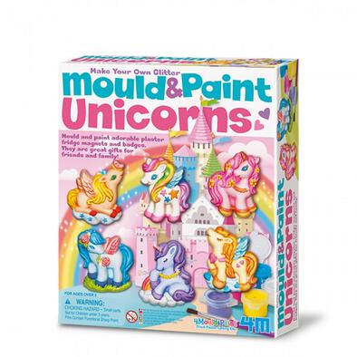 4M 3D Mould & Paint / Glitter Unicorns - Assorted (1 Pc)