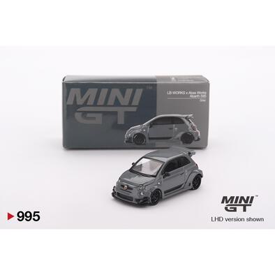 Mini GT Abarth 595 LB-WORKS x Abas Works Grey