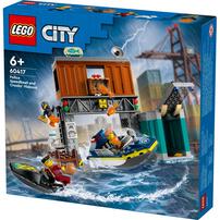 LEGO City Police Speedboat and Crooks' Hideout 60417