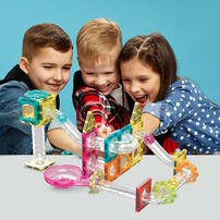 Picasso Tiles 45pcs Mini Diamond Magnetic Marble Run Track Set
