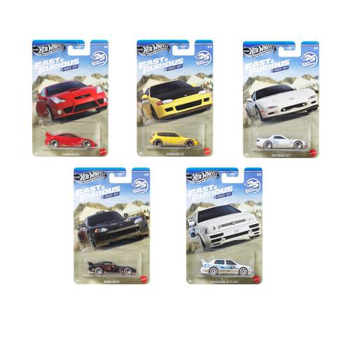 Hot Wheels HNR88 Silver Series Fast & Furious Set of 10 (Dash P)