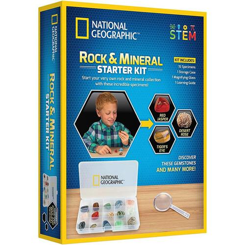 National Geographic Impulse Rock + Mineral Starter Kit
