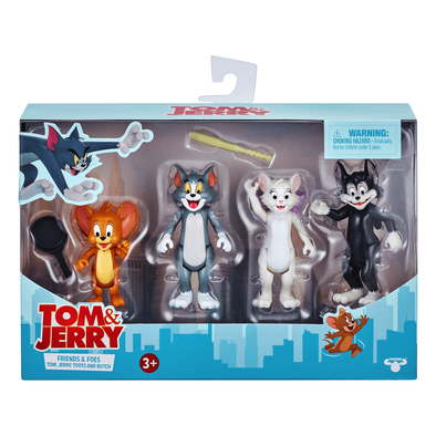 Tom & Jerry 3 Inch Figures 4 Pack