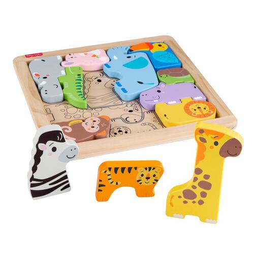 Fisher-Price Wood Animal Puzzle