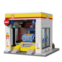 CaDA Shell Car Wash Station Brick Building Mechanical Master