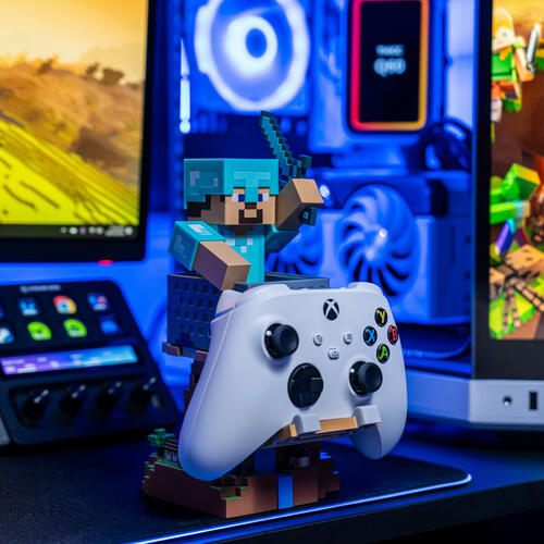 Minecraft Diamond Steve Cable Guy R.E.S.T Phone / Controller Stand