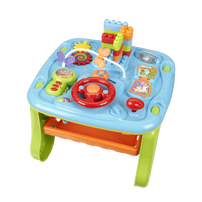 Top Tots 2 in 1 Activity Table with Blocks