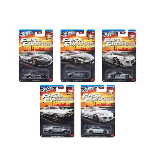 Hot Wheels HNR88 Silver Series Fast & Furious Set of 10 (Dash Q)