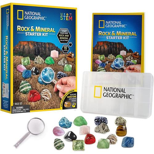 National Geographic Impulse Rock + Mineral Starter Kit