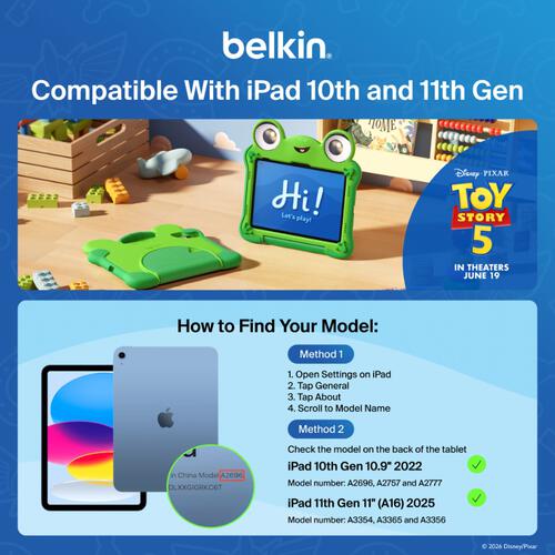 Toy Story 5 Lilypad Case - for Ipad 10th and 11th Gen