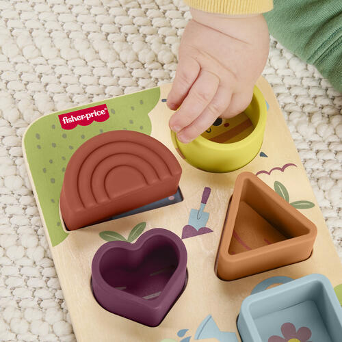 Fisher Price Wood 6 Pcs Silicone Puzzle