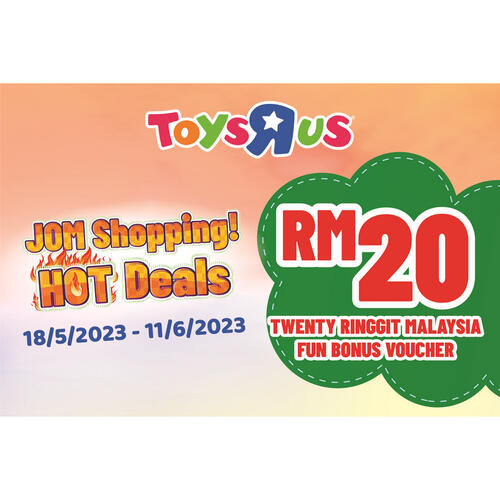 Jom Shopping! Hot Deals Fun Bonus RM 20 Voucher