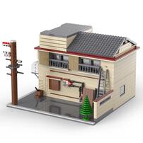 CaDA Initial D Fujiwara Tofu Shop Bricks Mechanical Master