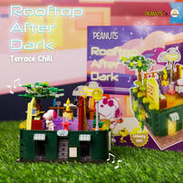 Peanuts Building Blocks Night Light - Rooftop After Dark (Terrace Chill)