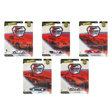 Hot Wheels FPY86 Car Culture Dash T Set of 10 (Vintage Classic)