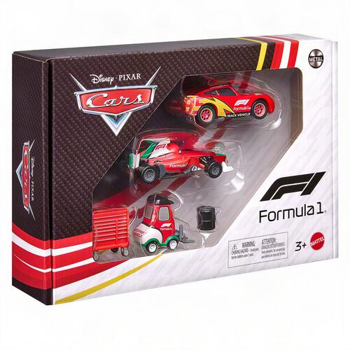 Hot Wheels JTJ08 Disney Cars F1 Die-Cast Multipack & Accessories