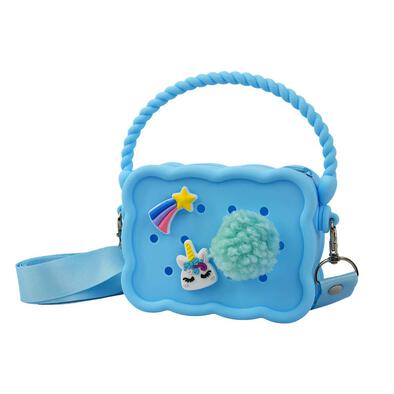 playpop Sky Blue Mini Silicone Bag