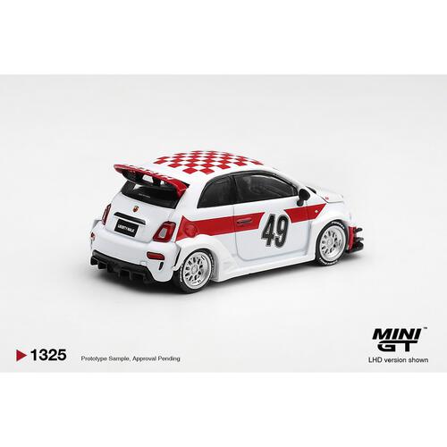 (Pre-Order) Mini GT Abarth 595 LB-WORKS x Abas Works 1000 TC Tribute (Expected December 2026)
