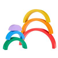 Fisher-Price Wood Stacking Rainbow