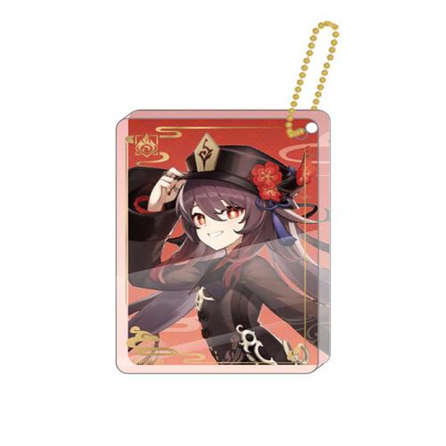 Genshin Impact Thick Acrylic Keychain -Hu Tao (Liyue Theme)