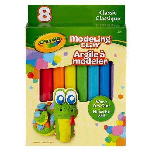 Crayola 8 Ct. Modeling Clay, Basic - Assorted