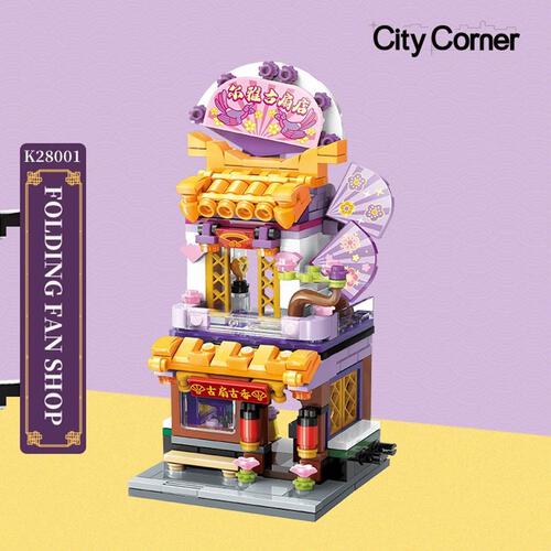 Qman City Corner Folding Fan Shop