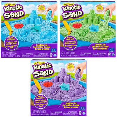 Kinetic Sand Box Set 450G - Assorted