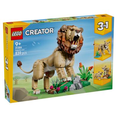 LEGO Creator 3 in 1 Wild Animals: Majestic Lion 31386