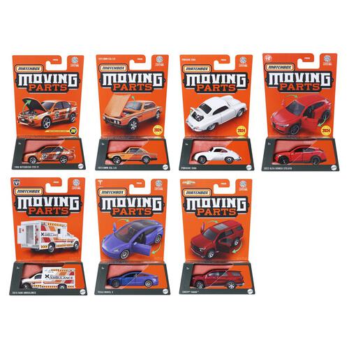 Match Box 1:64 Car With Moving Parts - Assortment