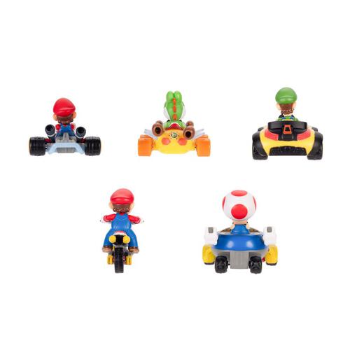 Super Mario Kart Racers Vehicle W6 - Assorted (1 Pc)