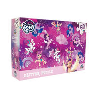 Y Wow Brands My Little Pony 60Pcs Glitter Puzzle
