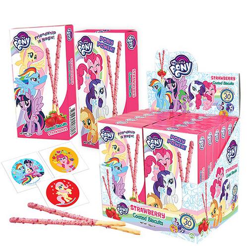 My Little Pony Biscuits Coated Stick