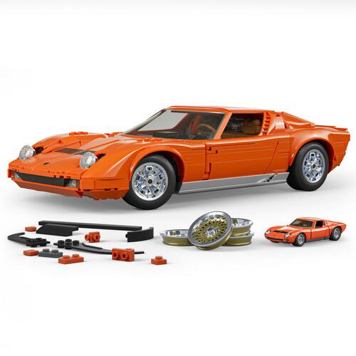 Mattel Brick Shop Hot Wheels Premium Series Lamborghini '71 Miura P400 SV