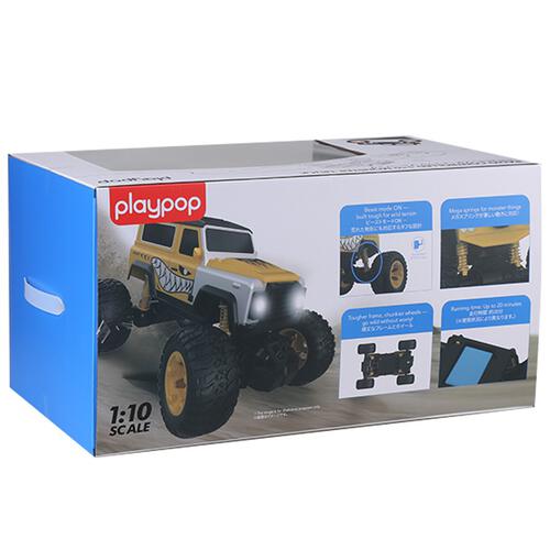 Playpop Radio-Controlled 1: 10 Monster Truck - Yellow