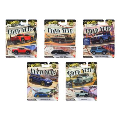 Hot Wheels FPY86 Car Culture Dash V Set of 10 (Road Trip)