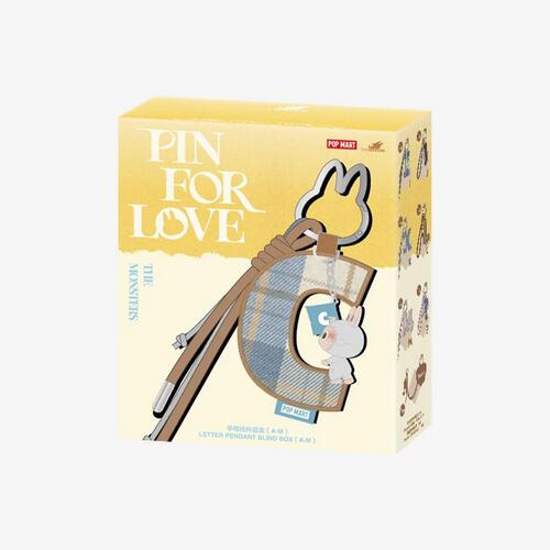 Pop Mart The Monsters Pin For Love Series- Letter Pendant Blind Box (A-M)