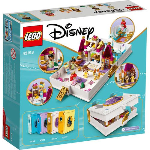 LEGO Disney Princess Ariel, Belle, Cinderella And Tiana's Storybook Adventures 43193