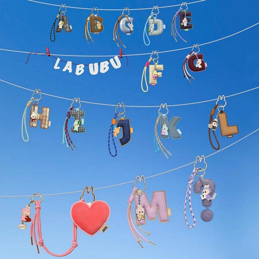 Pop Mart The Monsters Pin For Love Series- Letter Pendant Blind