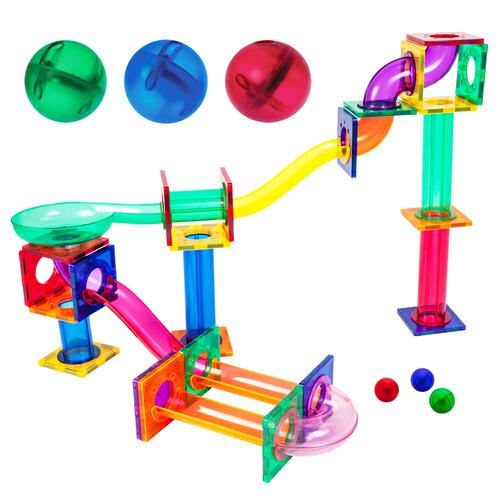 Picasso Tiles 50pcs Marble Run Building Blocks Set