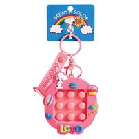 Snoopy Keychain POP It Mix Colour - Assortment