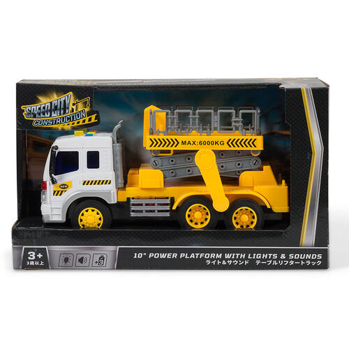 Speed City Construction 10" Power Platform With Lights & Sounds