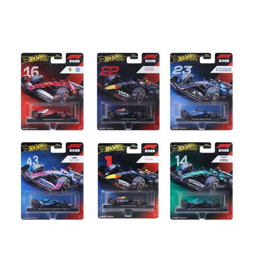 Hot Wheels HRV11 Premium Formula 1 Racing Cars Dash M Set of 8