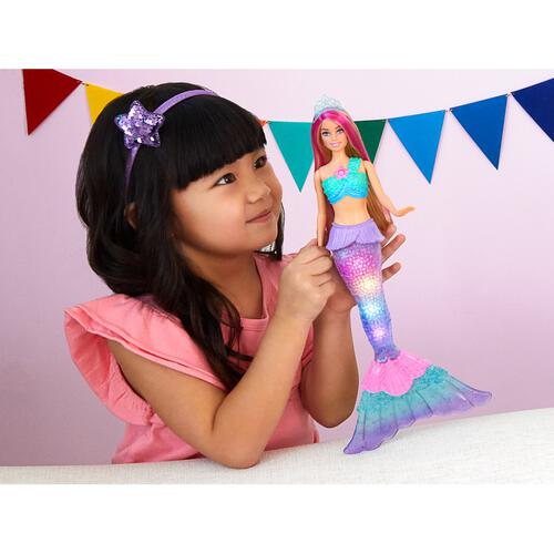 Barbie Dreamtopia Twinkle Lights Mermaid Doll - Assorted