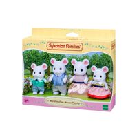 Sylvanian Families Marshmallow Mouse Family